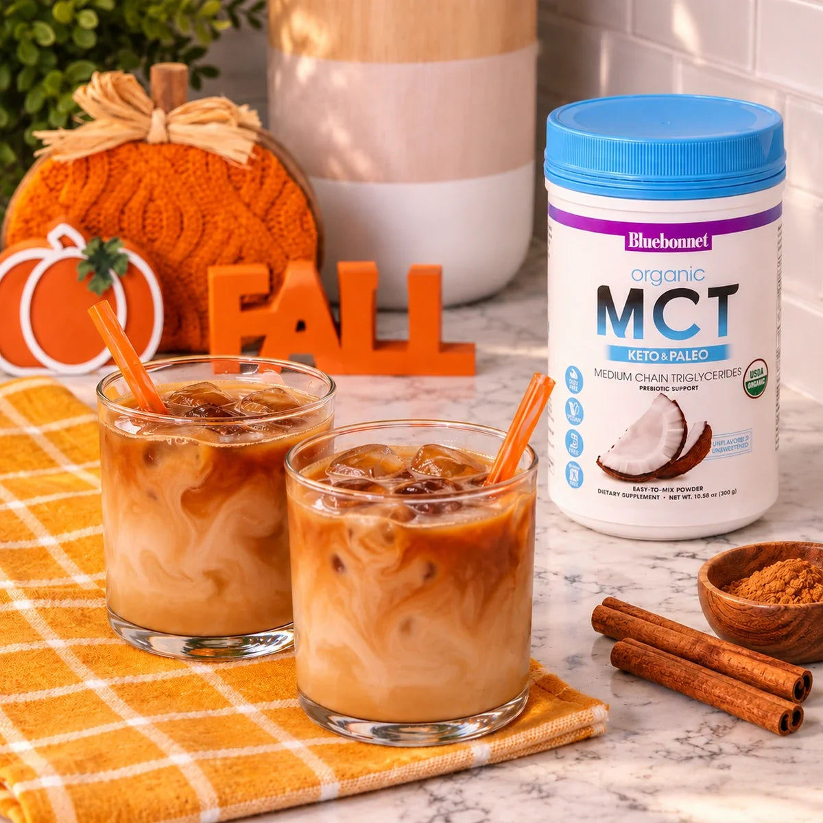 Pumpkin Spice MCT Iced Coffee