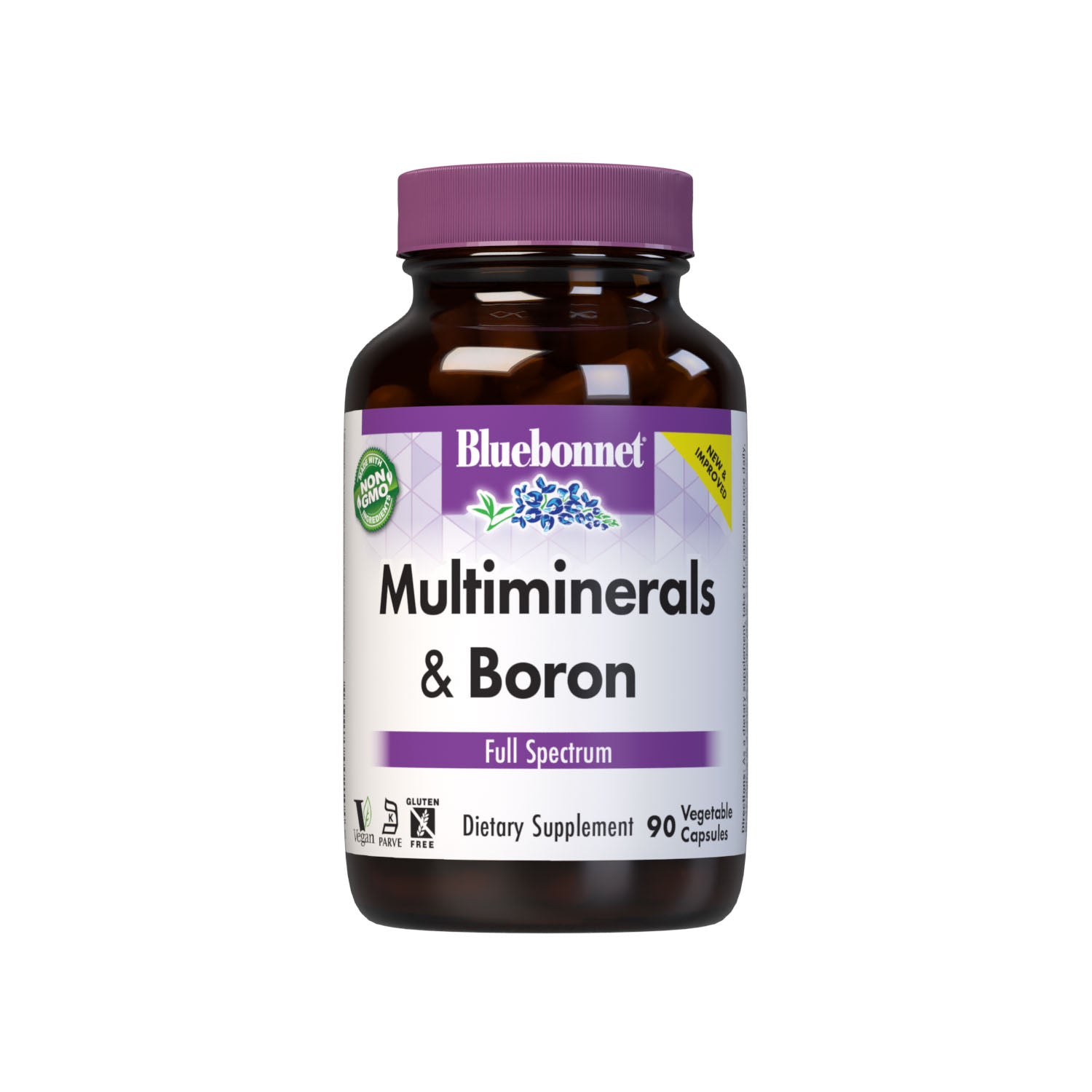 Multiminerals and Boron 90 vegetable capsules (with iron). Full spectrum dietary supplement. #size_90 count