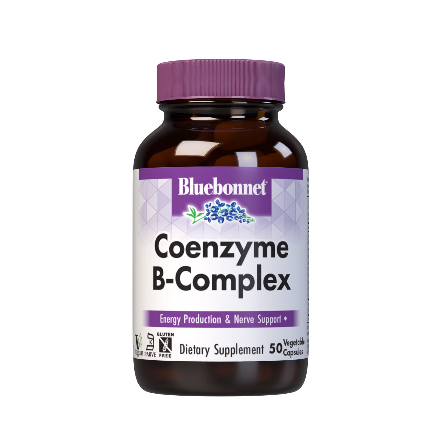 Bluebonnet’s CellularActive Coenzyme B-Complex Vegetable Capsules are formulated with B vitamins and their respective coenzyme forms, which are better absorbed, retained and utilized in the body. B vitamins are essential for energy and red blood cell production, proper nervous system function, healthy hair, skin and nails, and countless other metabolic processes. #size_50 count
