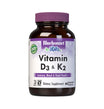 Bluebonnet’s Vitamin D3 & K2 60 Vegetable Capsules are formulated with vitamin D3 (cholecalciferol) and vitamin K2 (MK-7) from Natto. #size_60 count