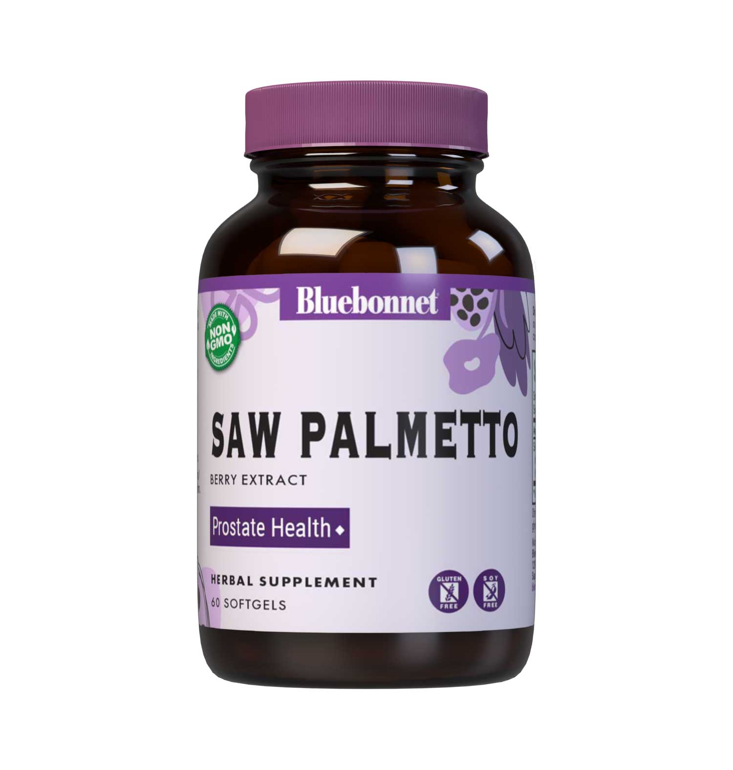 Bluebonnet’s Extra-Strength Saw Palmetto Berry Extract 60 Softgels contain a standardized extract of fatty acids and active sterols, the most researched active constituents found in saw palmetto. A clean and gentle supercritical CO2 extraction method is employed to capture and preserve saw palmetto’s most valuable components. #size_60 count