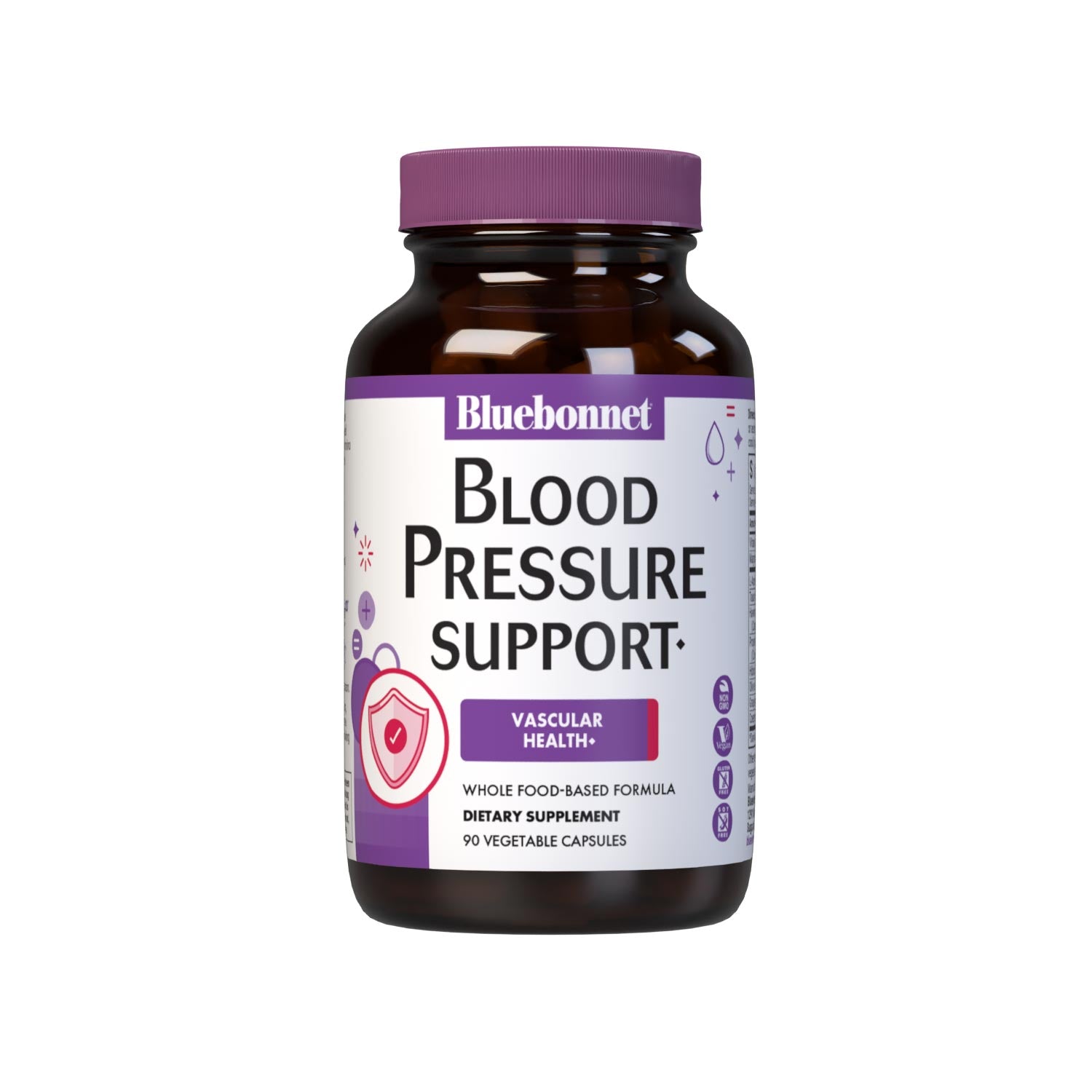 Bluebonnet’s Targeted Choice Blood Pressure Support 60 Vegetable Capsules are specially formulated with a unique blend of sustainably harvested or wildcrafted herbal/botanical extracts, the amino acids arginine and taurine, along with grape seed extract and CoQ10 to help support blood pressure levels that are already within the normal range. #size_90 count