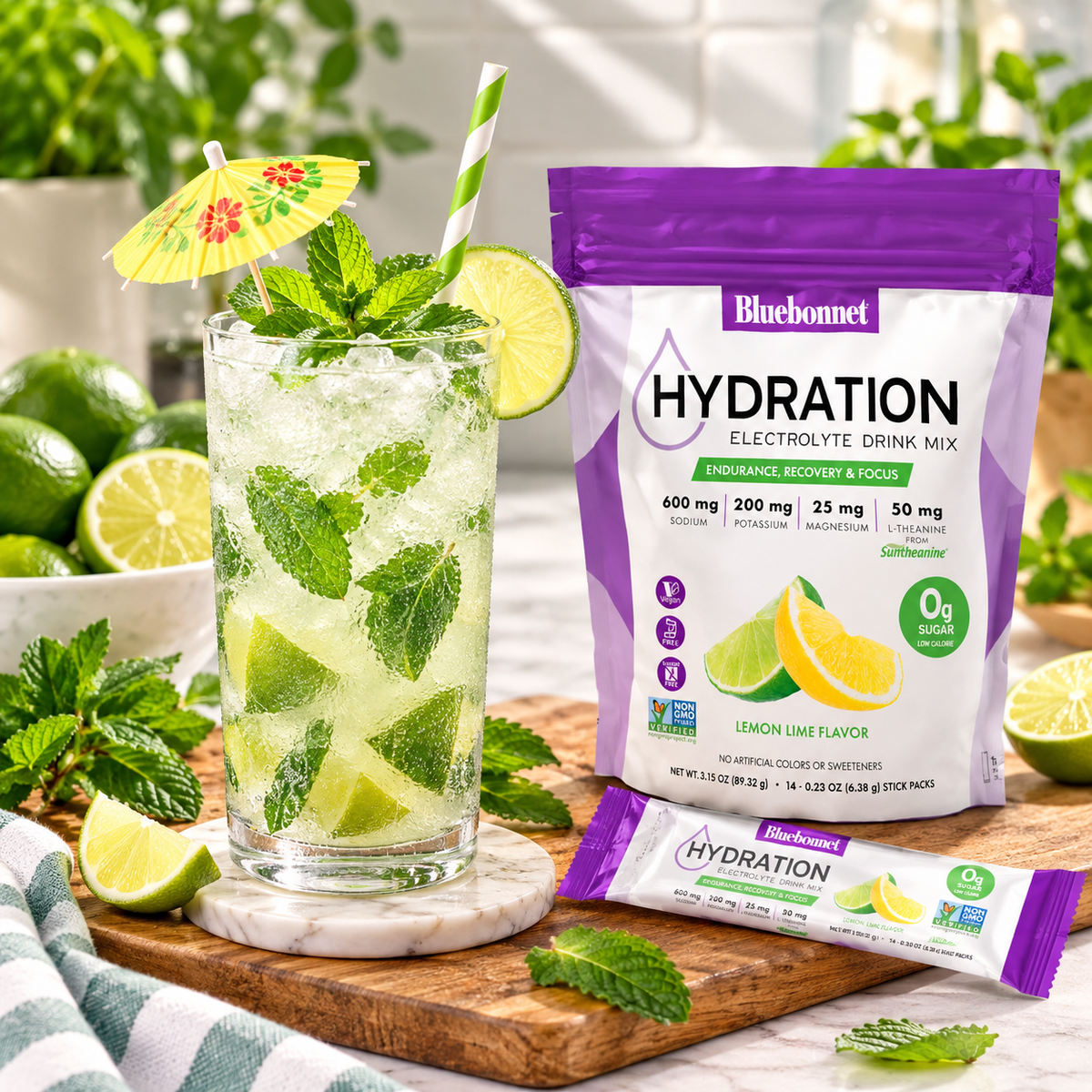 Hydration Mojito Mocktail