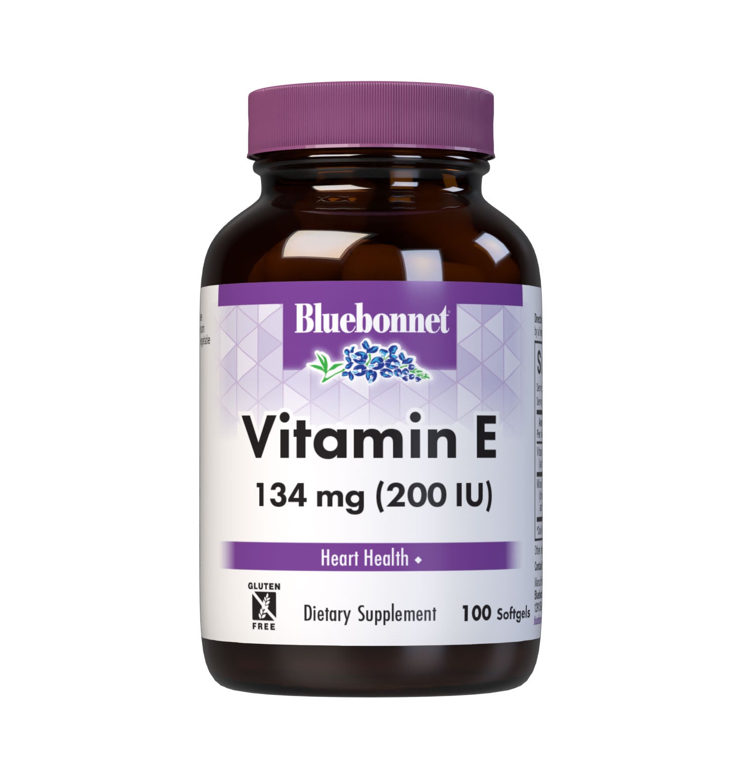 Bluebonnet’s Vitamin E 200 lU (134 mg) Mixed Softgels are specially formulated with d-alpha tocopherol and full spectrum tocopherol isomers (beta, delta and gamma) in a base of vegetable oil. Vitamin E is an antioxidant that provides free radical protection as well as cardiovascular support. #size_100 count