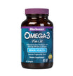 Bluebonnet’s Omega-3 Fish Oil Brain Health 60 Softgels are formulated with a specific ratio of DHA and EPA to help support brain function, mood, and focus by utilizing ultra-refined omega-3s from wild-caught fish. #size_60 count