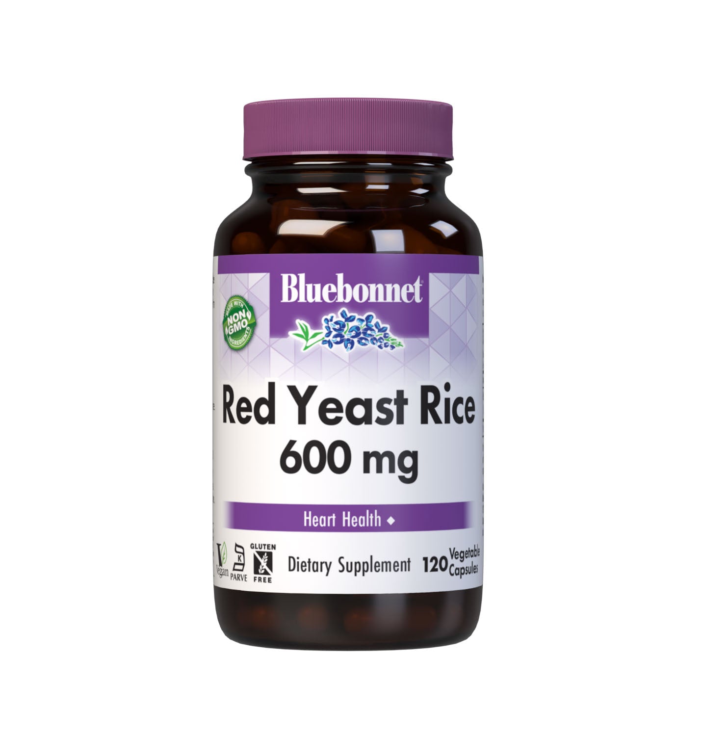 Bluebonnet’s Red Yeast Rice 600 mg 120 Vegetable Capsules are formulated with red yeast rice, which is the product of rice fermentation with various strains of the yeast, Monascus purpureus. Red yeast rice may help to maintain cholesterol levels that are already within the normal range. #size_120 count