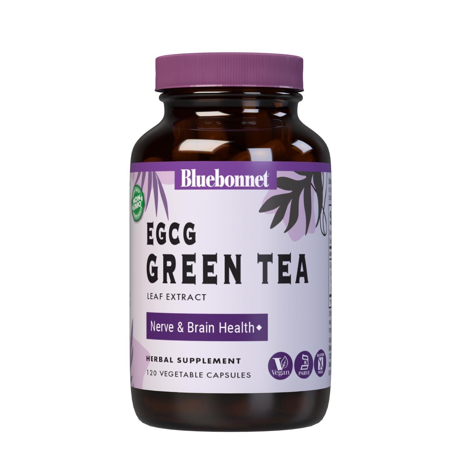 Bluebonnet’s EGCG Green Tea Leaf Extract 120 Vegetable Capsules contain a standardized extract of total polyphenols, catechins and EGCG, the most researched active constituents found in green tea. A clean and gentle water-based extraction method is employed to capture and preserve green tea’s most valuable components. #size_120 count