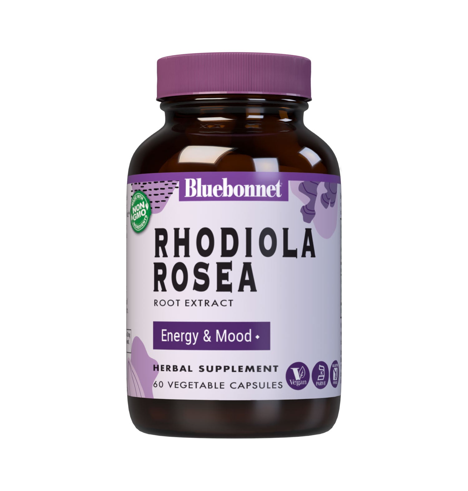 Bluebonnet’s Rhodiola Rosea Root Extract 60 Vegetable Capsules are formulated with a standardized extract of rosavins and salidrosides, the most researched active constituents found in rhodiola rosea. Rhodiola may help support emotional, physical, and mental wellbeing. A clean and gentle water-based extraction method is employed to capture and preserve rhodiola rosea’s most valuable components. #size_60 count