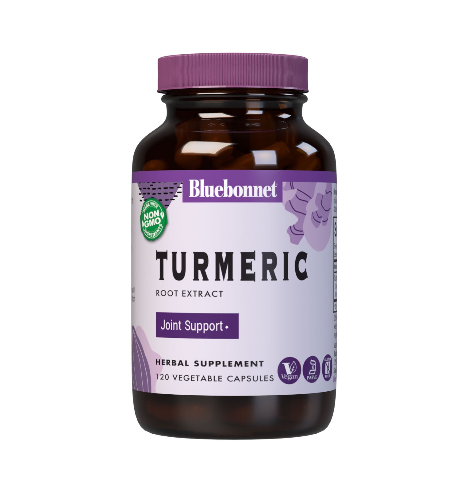 Bluebonnet’s Turmeric Root Extract 60 Capsules provide a standardized extract of total curcuminoids, the most researched active constituents found in turmeric. A clean and gentle water-based extraction method is employed to capture and preserve turmeric’s most valuable components. #size_120 count