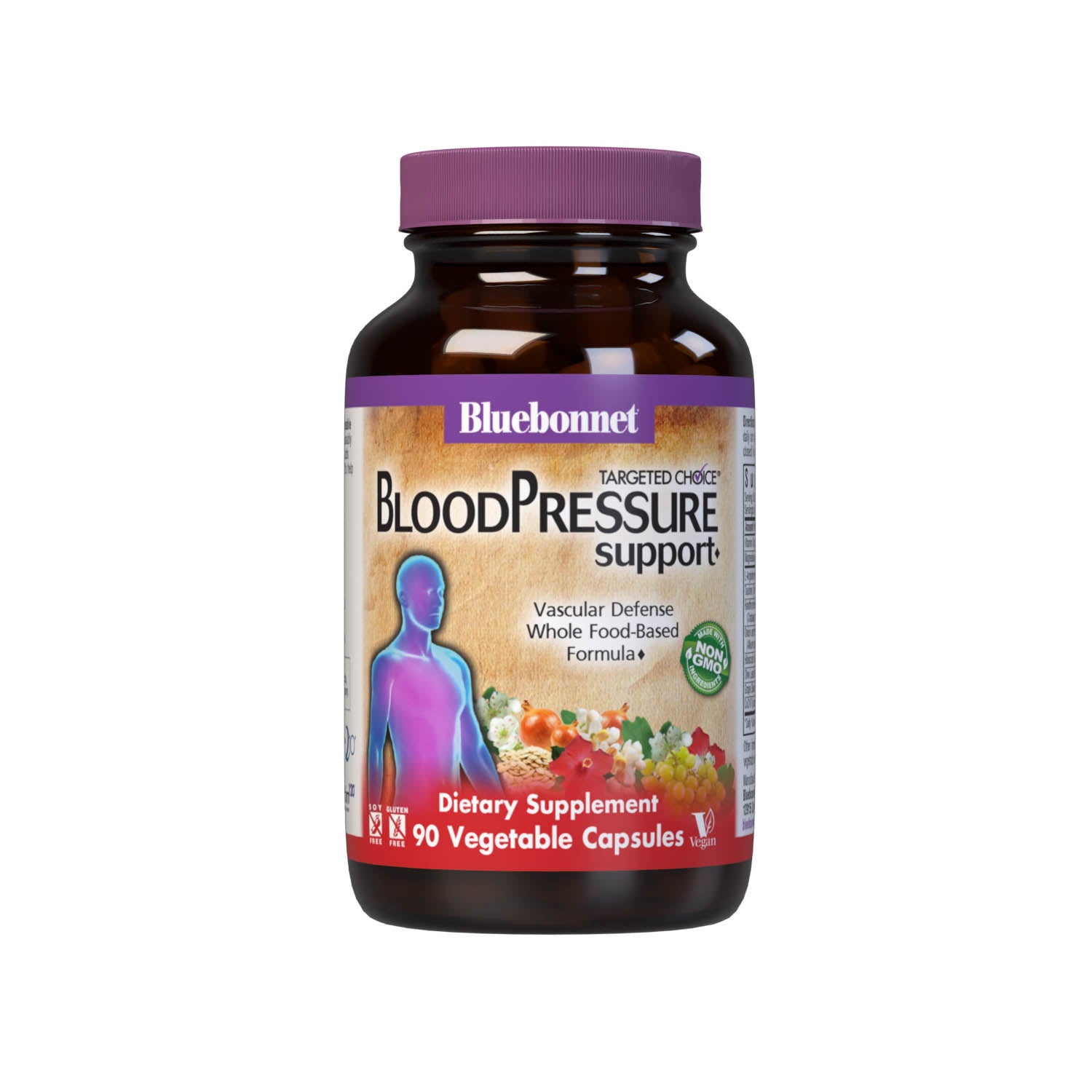 Bluebonnet’s Targeted Choice Blood Pressure Support 90 Vegetable Capsules are specially formulated with a unique blend of sustainably harvested or wildcrafted herbal/botanical extracts, the amino acids arginine and taurine, along with grape seed extract and CoQ10 to help support blood pressure levels that are already within the normal range. #size_90 count