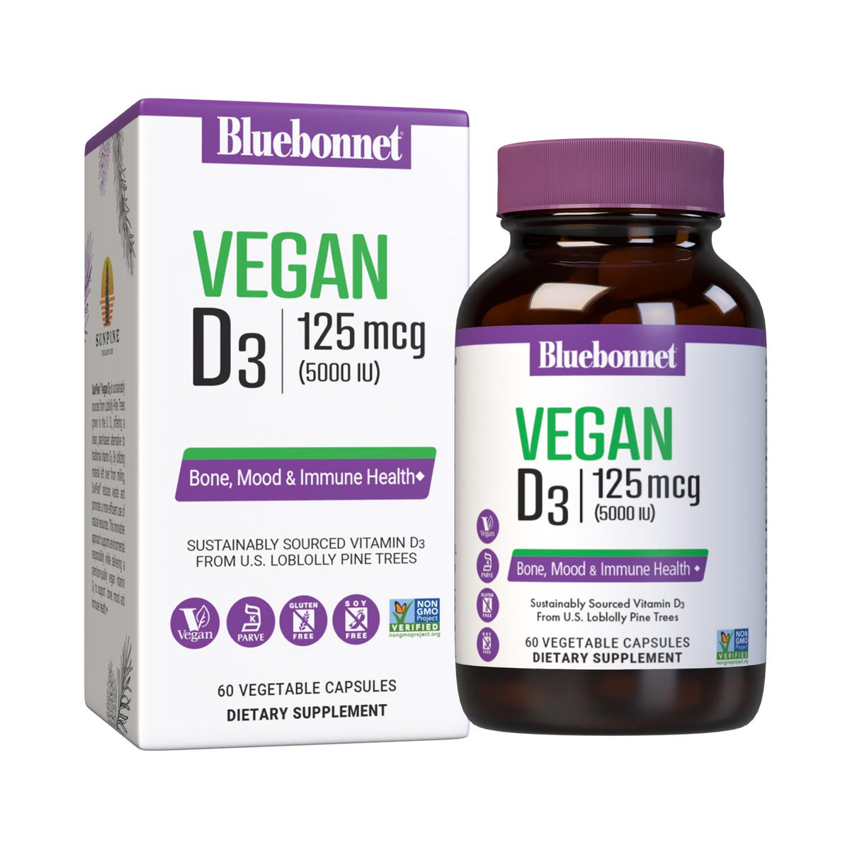 VEGAN VITAMIN D3 125 mcg (5000 IU)
