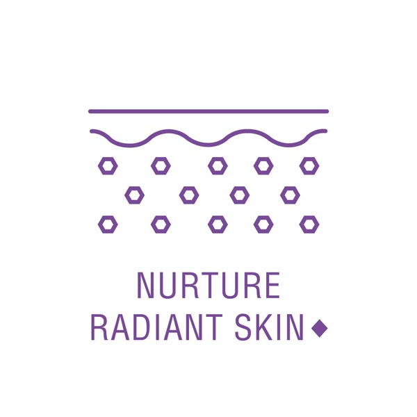 this product may help nurture radiant skin