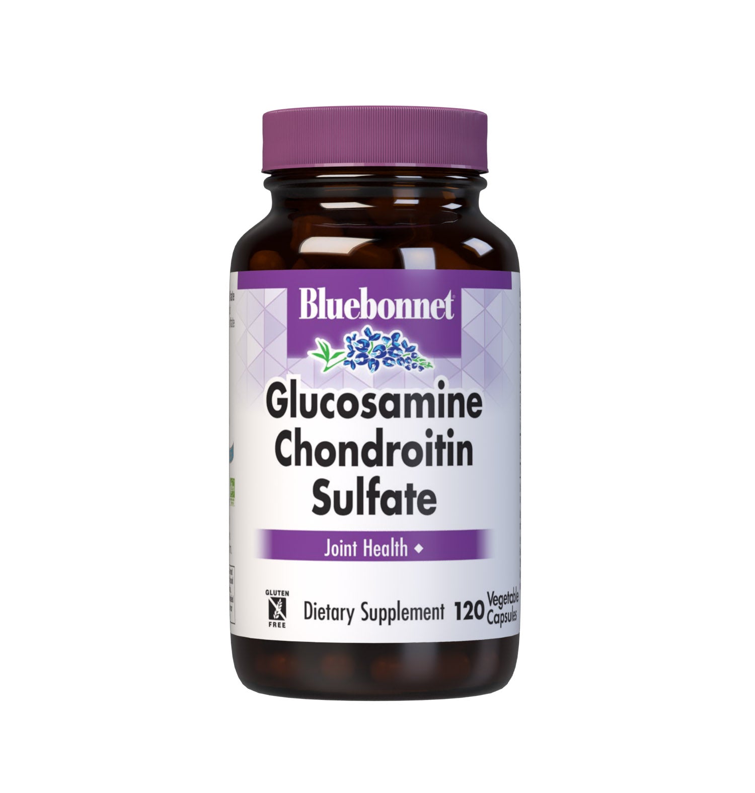 Bluebonnet’s Glucosamine Chondroitin Sulfate 120 Vegetable Capsules are specially formulated with glucosamine sulfate and pure chondroitin sulfate for optimal joint health. #size_120 count