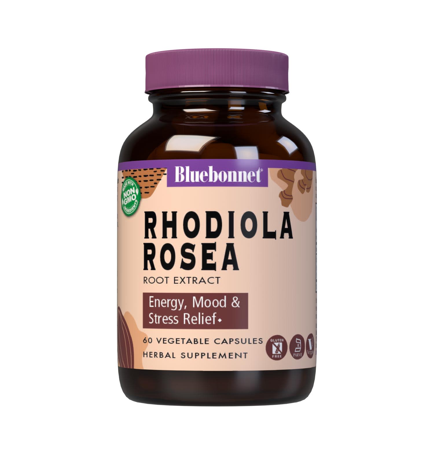 Bluebonnet’s Rhodiola Rosea Root Extract 60 Vegetable Capsules are formulated with a standardized extract of rosavins and salidrosides, the most researched active constituents found in rhodiola rosea. Rhodiola may help support emotional, physical, and mental wellbeing. A clean and gentle water-based extraction method is employed to capture and preserve rhodiola rosea’s most valuable components. #size_60 count