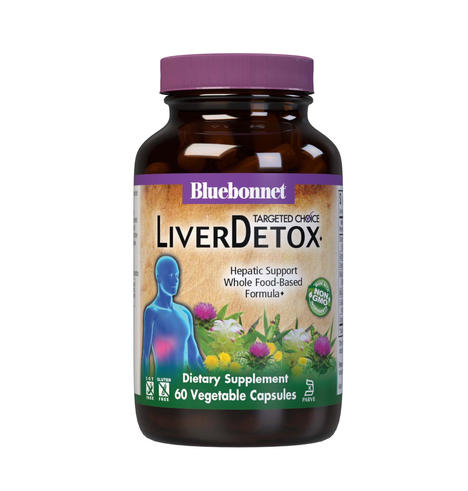 Bluebonnet’s Targeted Choice Liver Detox 60 Vegetable Capsules are specially formulated with a unique blend of amino acids and sustainably harvested or wildcrafted herbal extracts to support the body’s detoxification and elimination pathways by promoting a healthy liver and delivering effective antioxidant protection.  #size_60 count